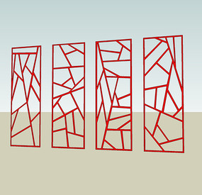 多种不规则镂空隔断