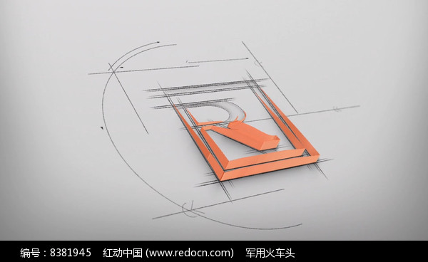 简洁手绘草图绘制logo片头aep素材下载_片头