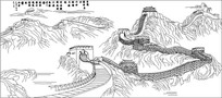 中国龙雕刻图案