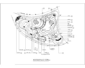 三角形南方临里中心广场平面图