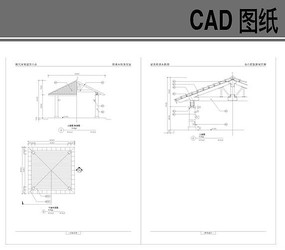 现代方亭平立面