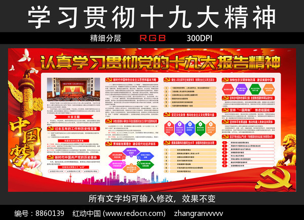 学习十九大报告精神宣传栏