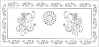 花边花纹台面花雕刻图案
