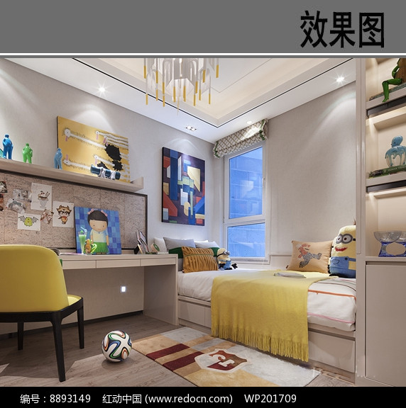 装饰房间视频室内 xiaohuangrenertongwoshi_8893149.jpg