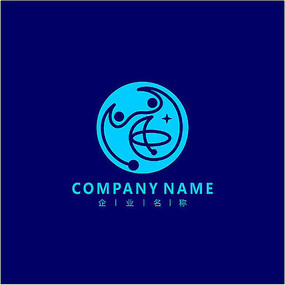 网络信息科技标志logo