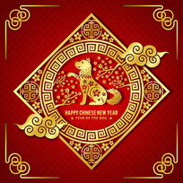 2018狗年年画娃娃素材其他免费下载(编号909