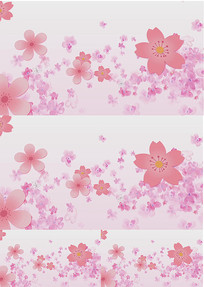 水面波纹桃花花瓣舞台背景视频