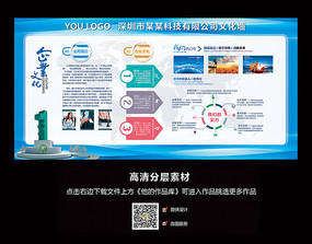 公司简介企业文化墙团队展板