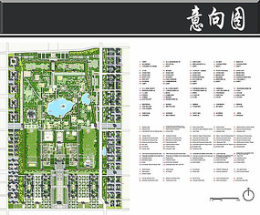 大明宫遗址公园规划总平面