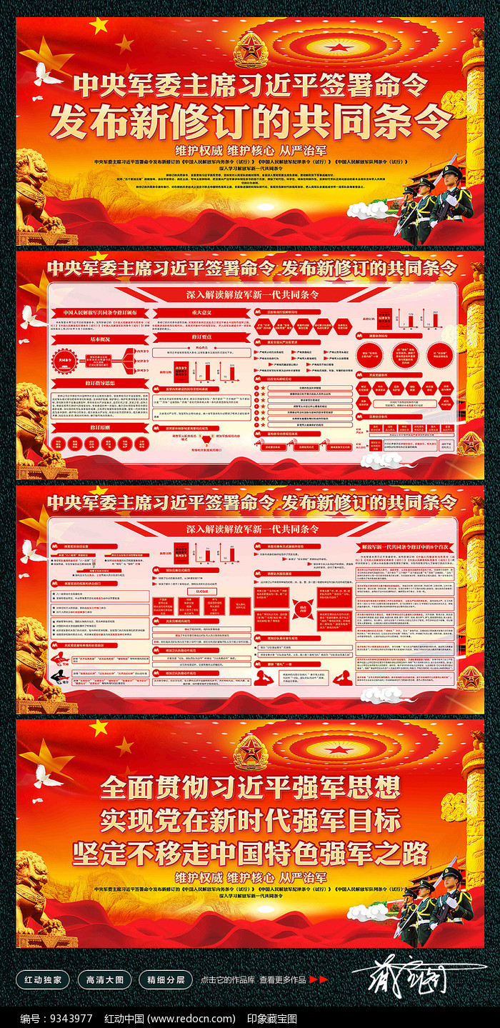 中国人民解放军共同条令板报