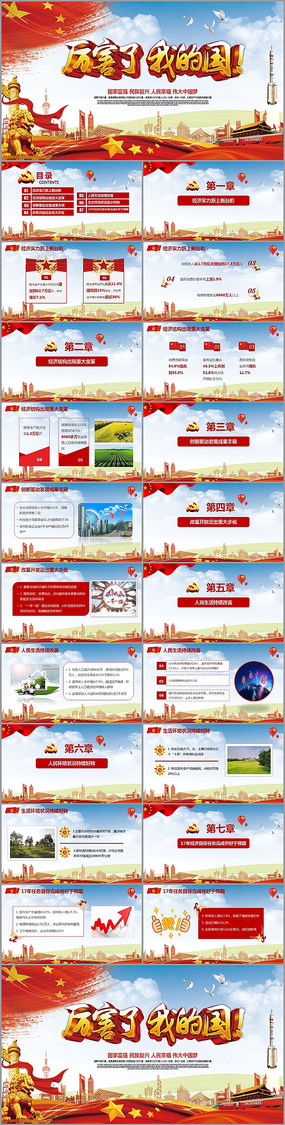 学习厉害了我的国ppt模板