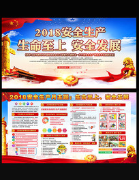 2018安全生产月展板