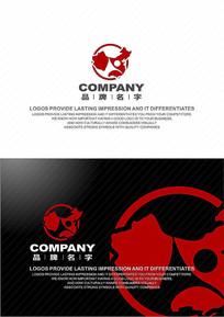 LOGO设计中国地图标志