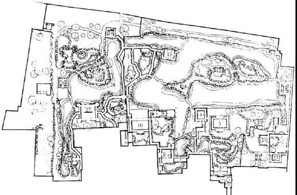 古代江南园林布局——拙政园