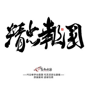 精忠报国字