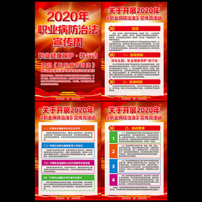 2021年职业病防治法宣传周展板