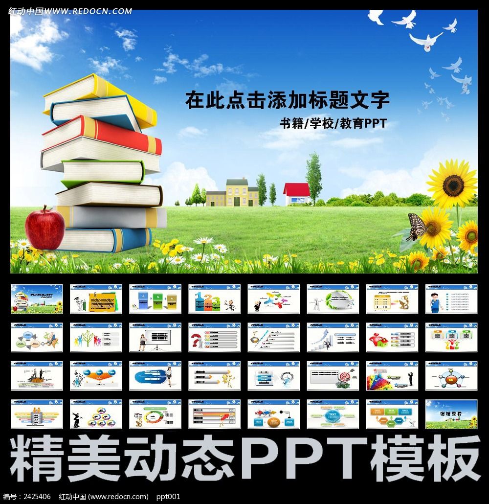 书籍文化教育ppt