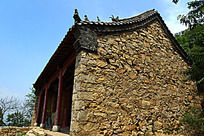 青州庙子镇北李村的老石墙与石板路