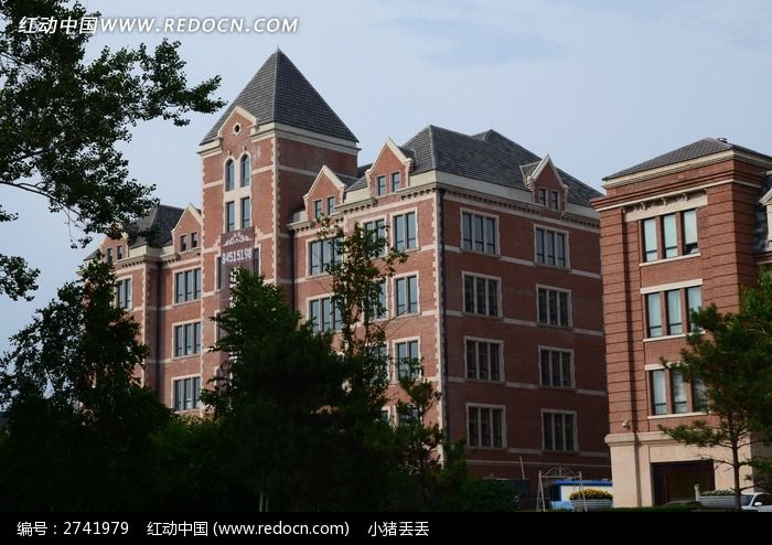欧式住宅图片_建筑摄影图片