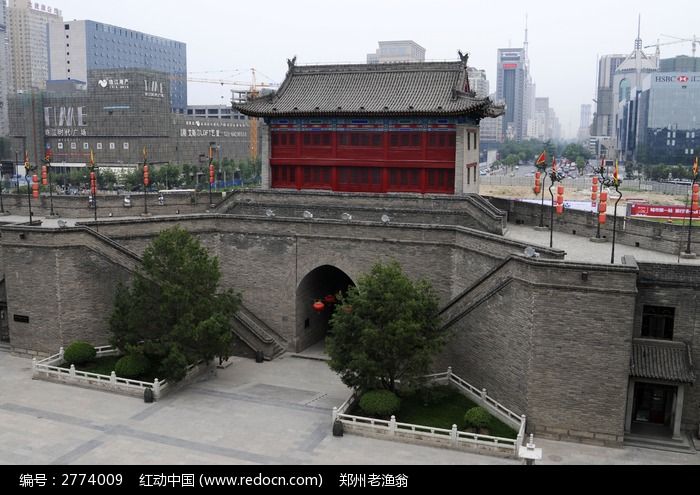西安城门背面
