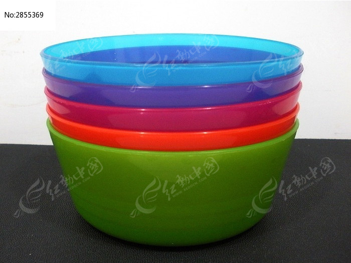 五彩塑料碗图片_生活百科图片