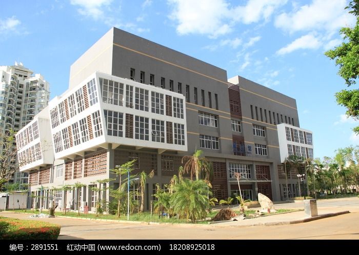 海大图书馆图片