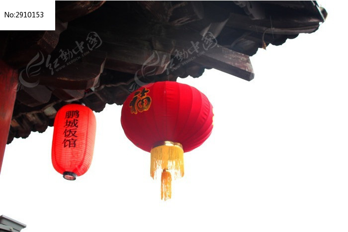 古城的灯笼高清图片下载_红动中国