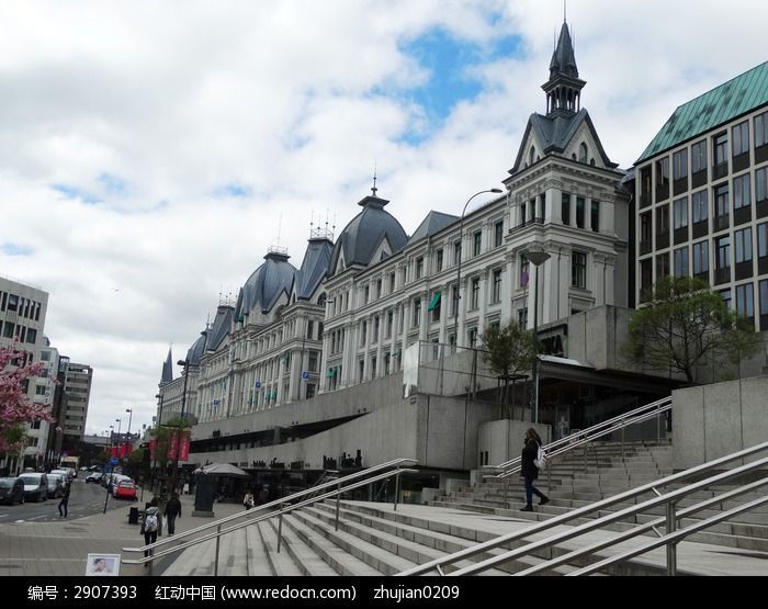 瑞典城市街道建筑图片