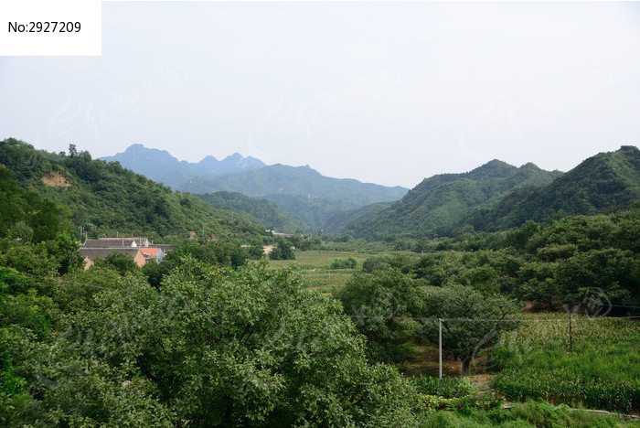 密云冯家峪美丽的山间田园