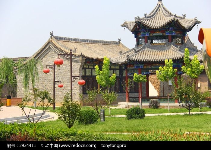 古房子和亭子高清图片下载_红动中国