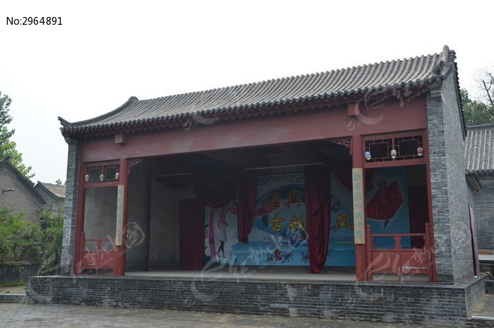 潍坊杨家埠古建筑之戏台