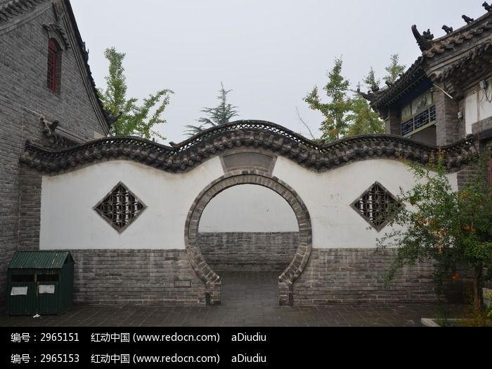 潍坊杨家埠民间艺术大观园古建筑之圆形拱门