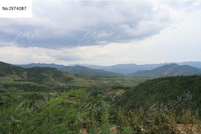 群山美景