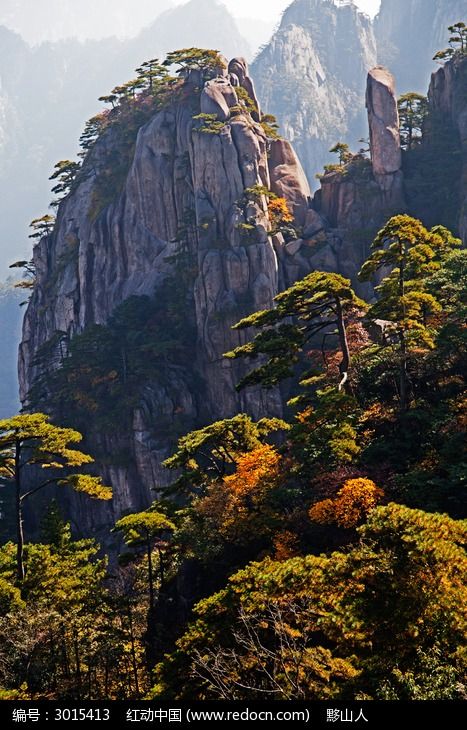 山峰秋色