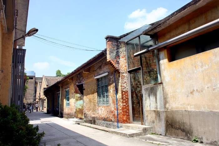 红砖墙建筑图片,高清大图