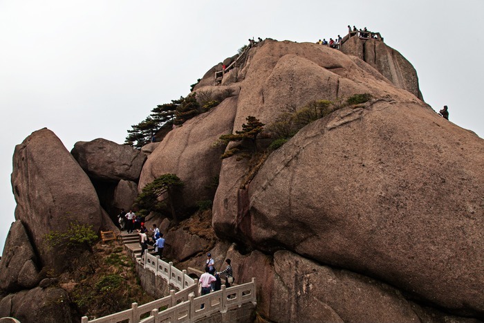 黄山春 莲花峰峰顶