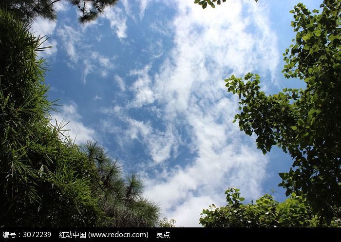 天空 白云