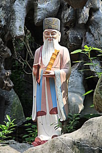 白胡子仙人雕塑
