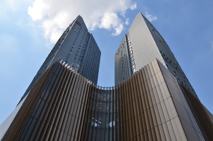 合肥银泰中心建筑外观图片_建筑摄影图片