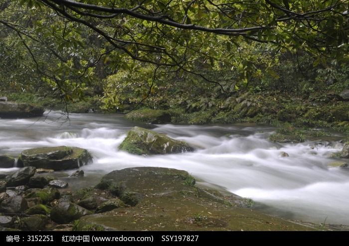 小河流水