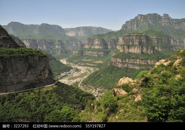 太行山峡谷美丽景色