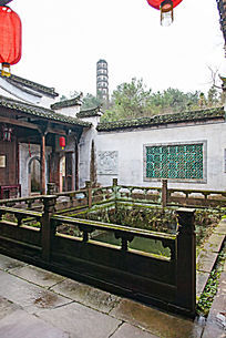 古建筑庭院庭院_古建筑图纸设计素材04mot-图片cad卡盘图片