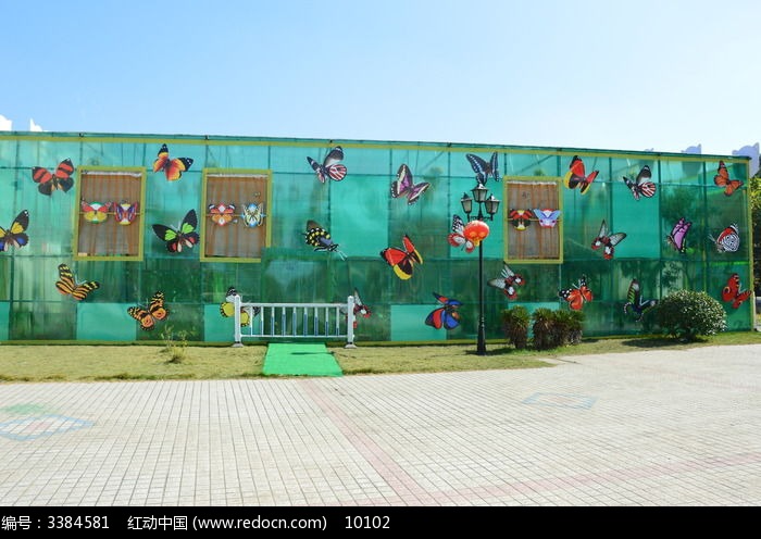 蝴蝶展览屋图片_建筑摄影图片