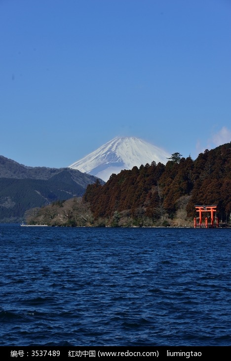 富士山与芦之湖