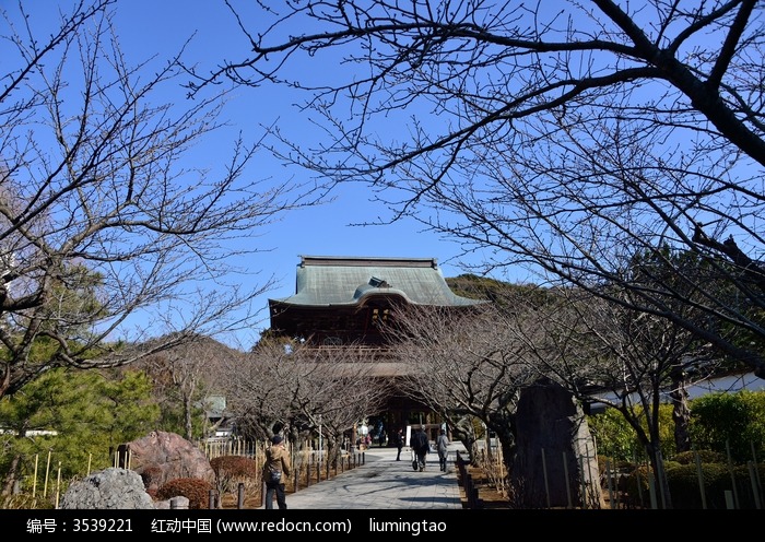 日本镰仓建长寺全景