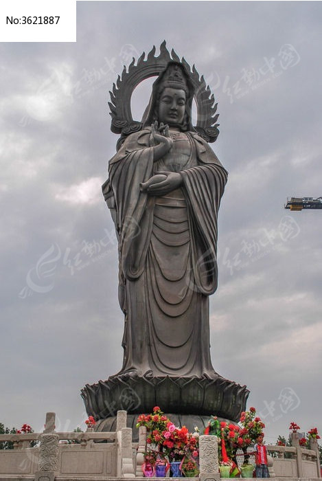 武汉归元寺南海观音大型雕塑