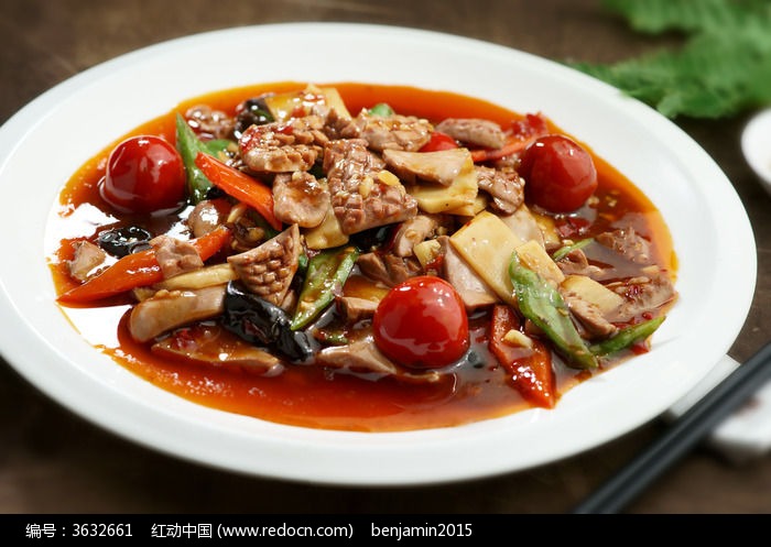 餐饮美食图片菜肴图片火爆腰花
