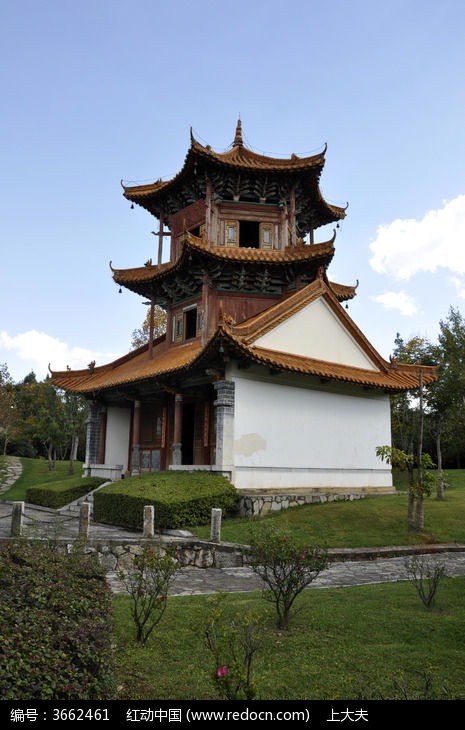 壮族村的阁楼高清图片下载_红动中国
