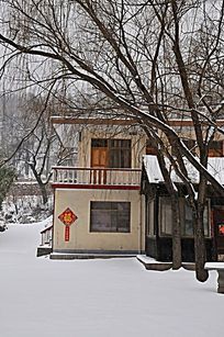 雪景农村