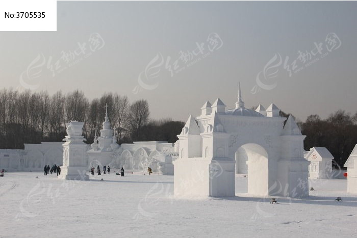 雪雕 建筑